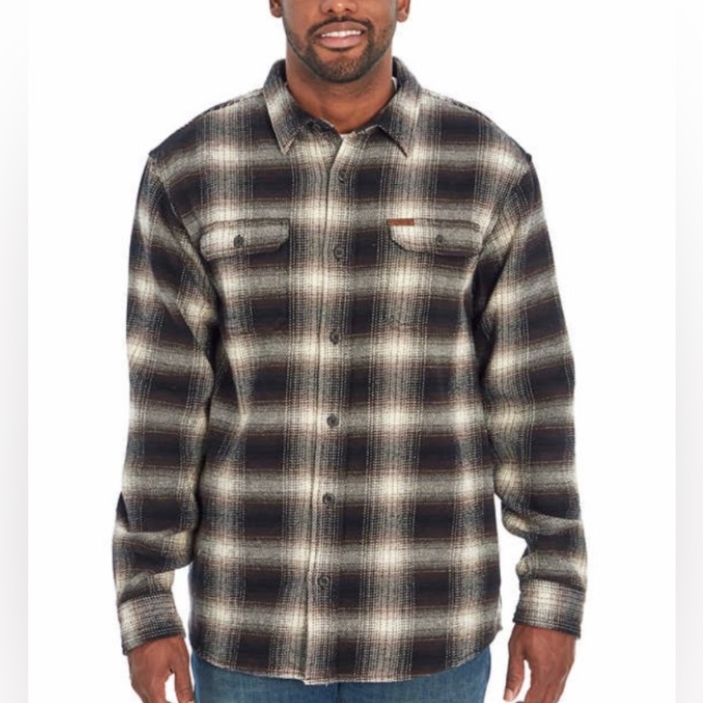 Orvis Big Bear Heavyweight Double
Brushed Flannel Shirt Jacket - Size Medium